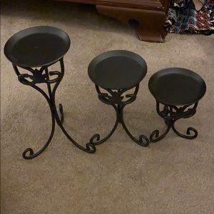 Longaberger Candle Stick Set